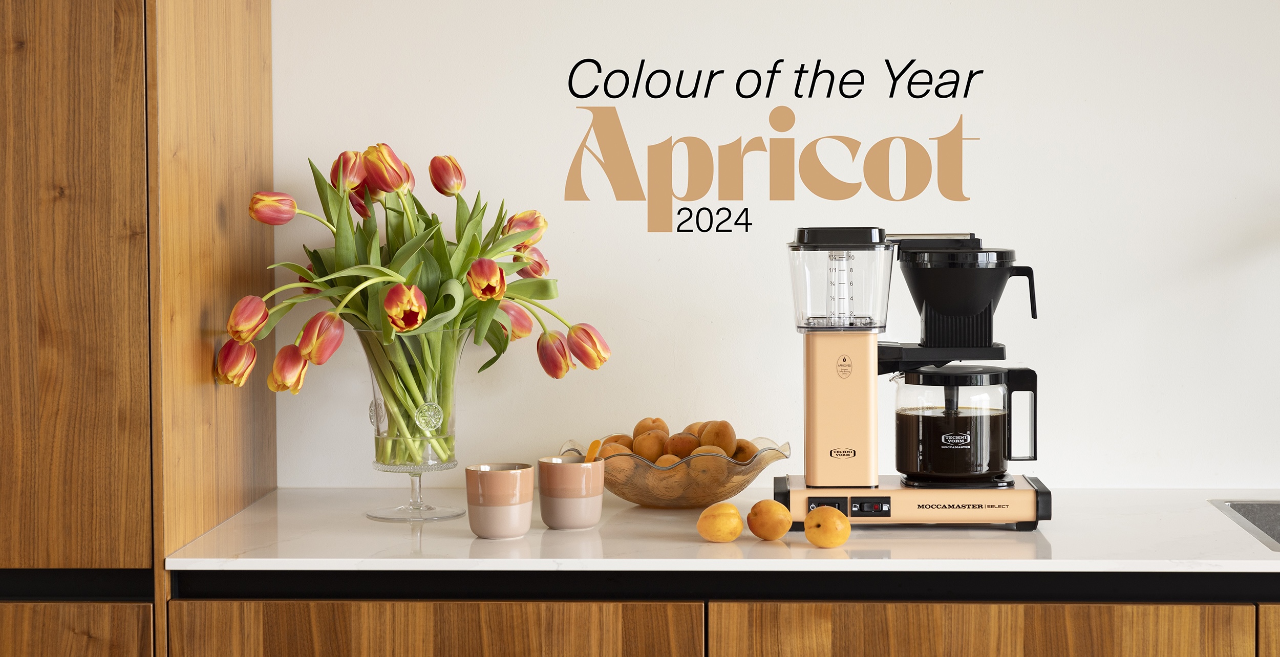 Moccamaster présente Colour of the Year 2024 : « Apricot »