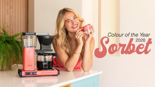 Moccamaster Colour of the Year : Sorbet conquiert 2026