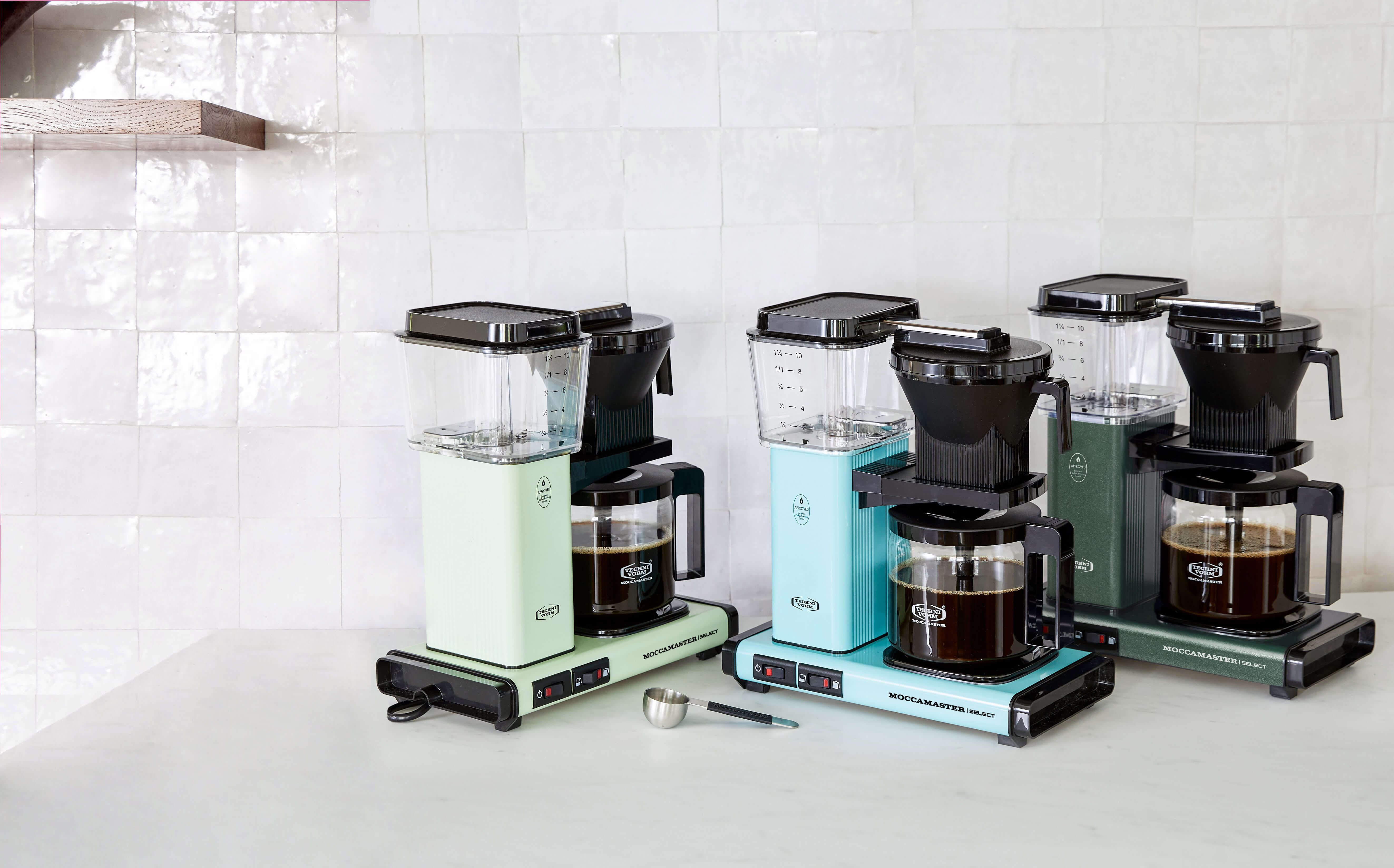Moccamaster in 3 kleuren